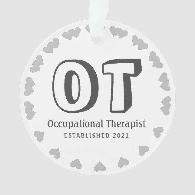 New Personalize Occupational Therapist Ornament (Front)