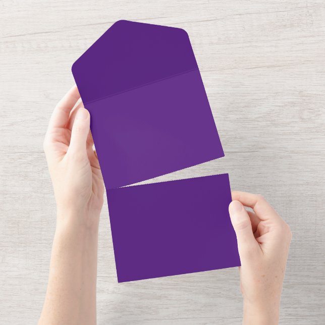 New personalize Text Logo All in One Wedding Invit Invitation (Tearaway)