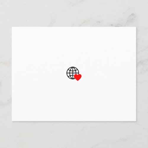 New personalize Text Logo Announcement Postcard