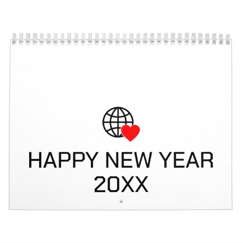 New personalize Text Logo Calendar