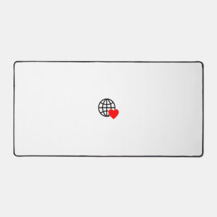 New personalize Text Logo Desk Mat