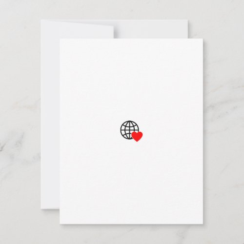 New personalize Text Logo Flat Holiday Card