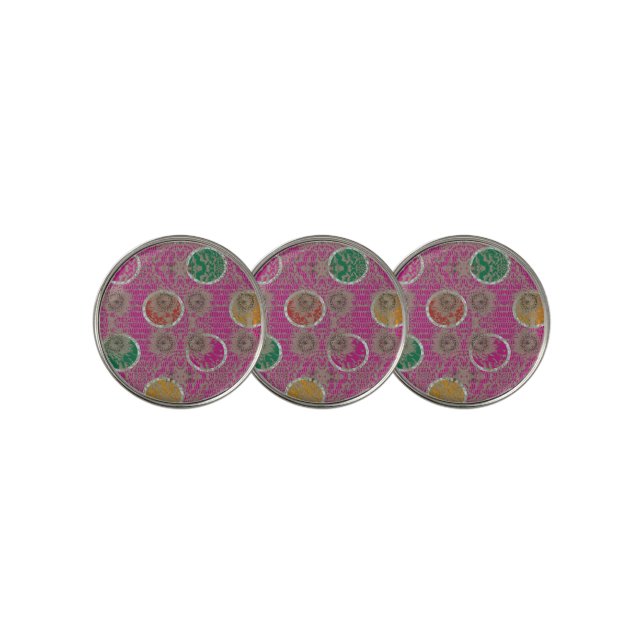 New personalize Text Logo Golf Ball Marker (3 Up)