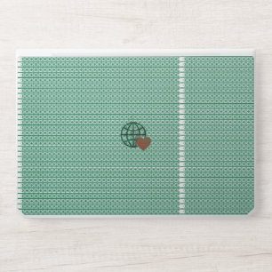 New personalize Text Logo HP Laptop Skin