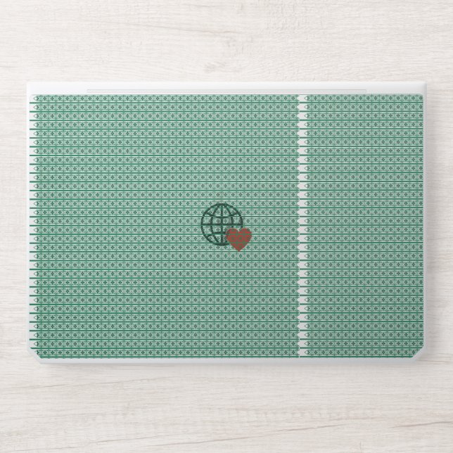 New personalize Text Logo HP Laptop Skin (Front)