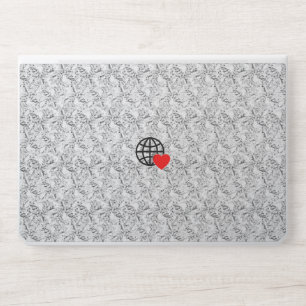 New personalize Text Logo HP Laptop Skin