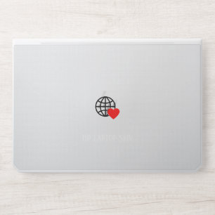 New personalize Text Logo HP Laptop Skin