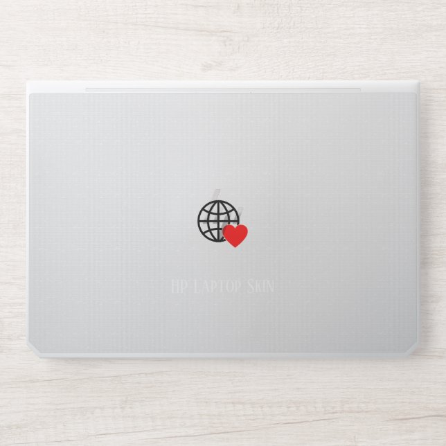 New personalize Text Logo HP Laptop Skin (Front)