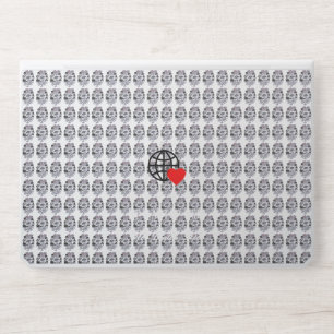 New personalize Text Logo HP Laptop Skin