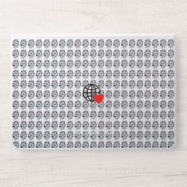 New personalize Text Logo HP Laptop Skin (Front)