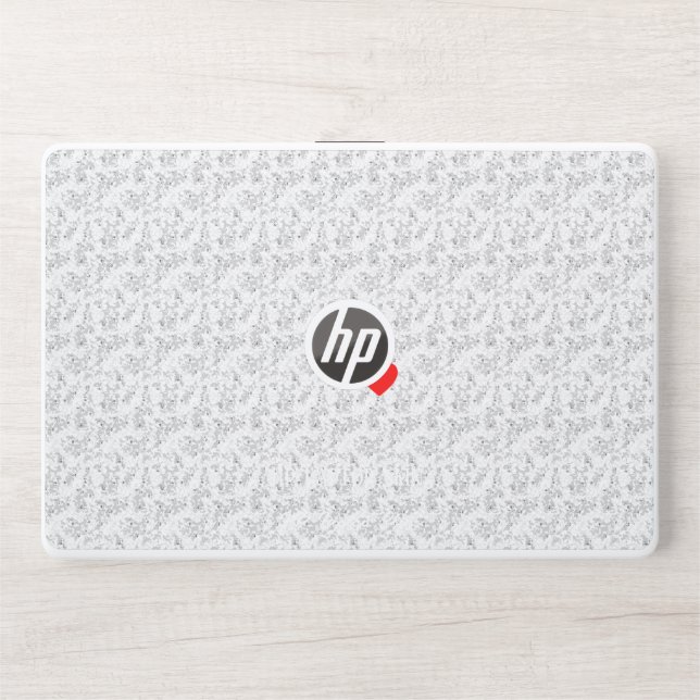 New personalize Text Logo HP Laptop Skin (Front)