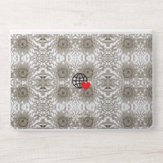 New personalize Text Logo HP Laptop Skin (Front)