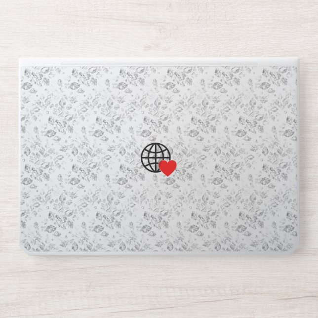 New personalize Text Logo HP Laptop Skin (Front)