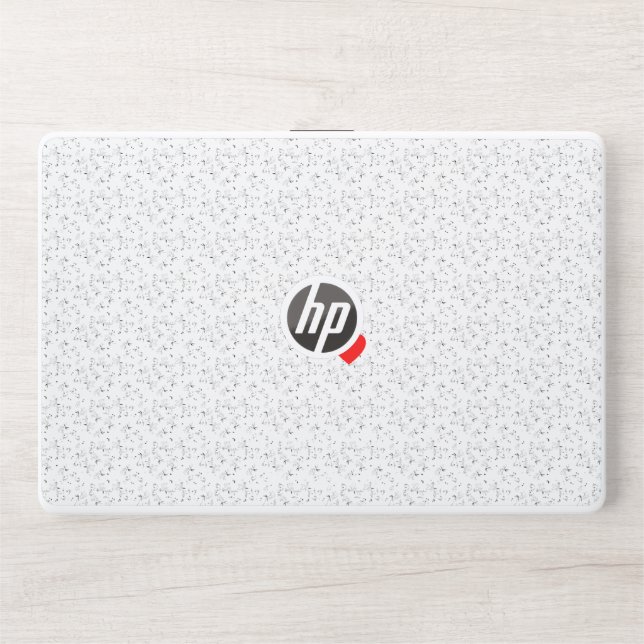 New personalize Text Logo HP Laptop Skin (Front)