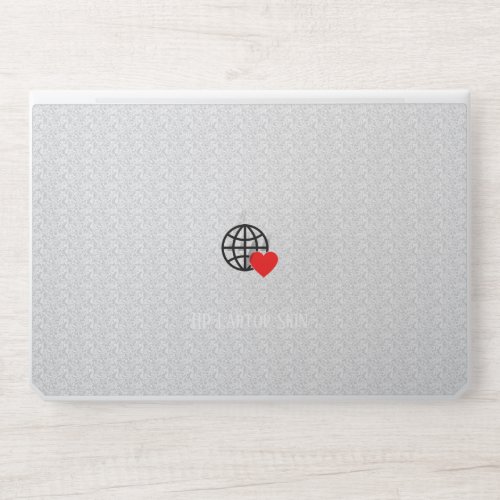 New personalize Text Logo HP Laptop Skin