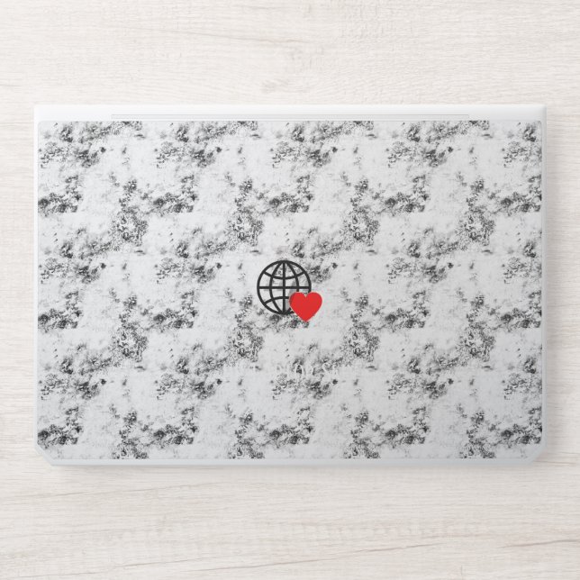 New personalize Text Logo HP Laptop Skin (Front)