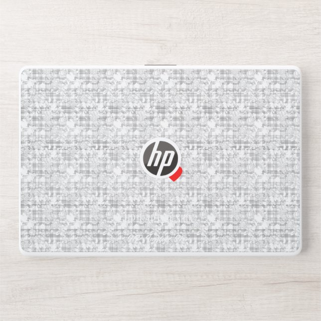 New personalize Text Logo HP Laptop Skin (Front)