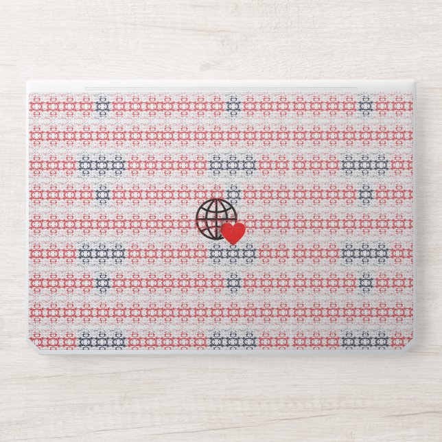 New personalize Text Logo HP Laptop Skin (Front)