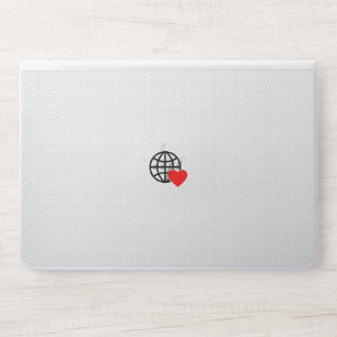 New personalize Text Logo HP Laptop Skin