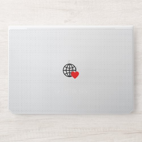 New personalize Text Logo HP Laptop Skin