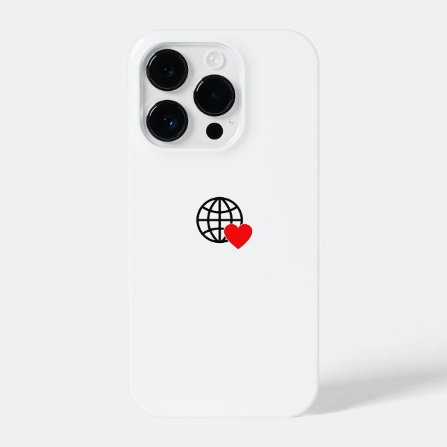 New personalize Text Logo iPhone 14 Pro Case (Back)