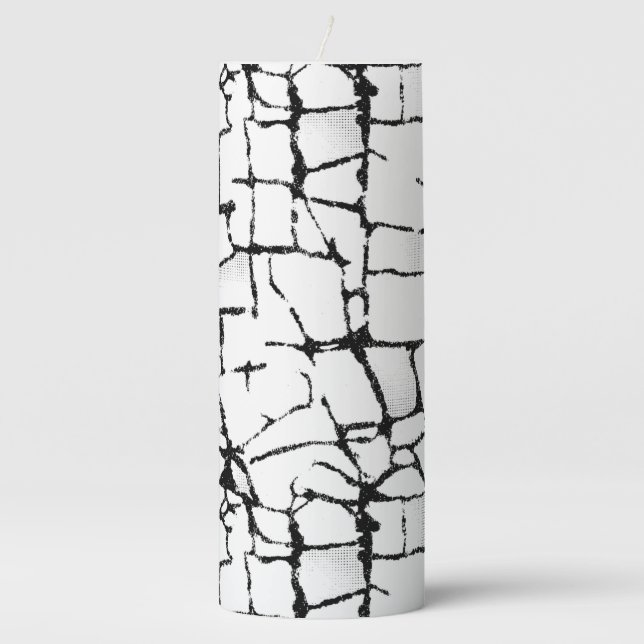 New personalize Text Logo Logo Pillar Candle (Front)