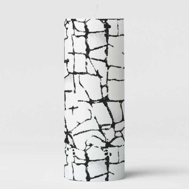 New personalize Text Logo Logo Pillar Candle (Front)