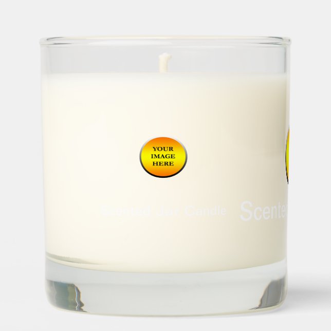 New personalize Text Logo Logo Scented Jar Candle (Front)