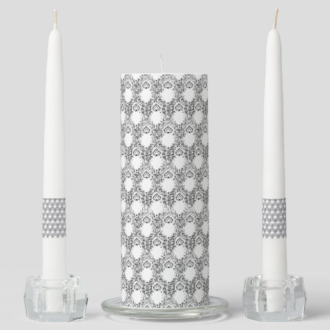 New personalize Text Logo Logo Unity Candle Set (Front)