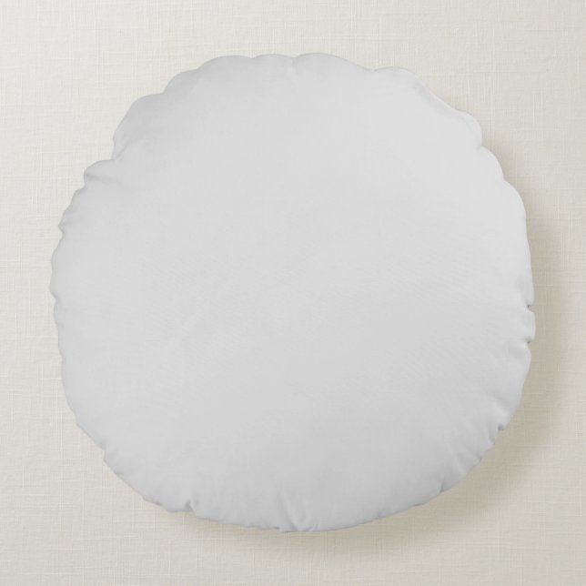 New personalize Text Logo Round Pillow (Front)