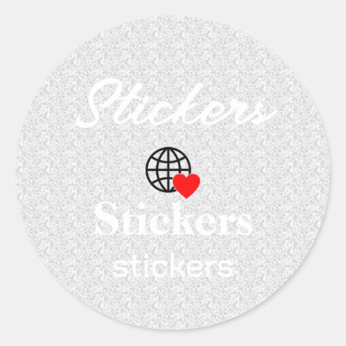 New personalize Text Logo Stickers