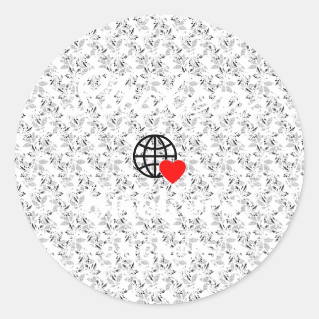 New personalize Text Logo Stickers (Front)