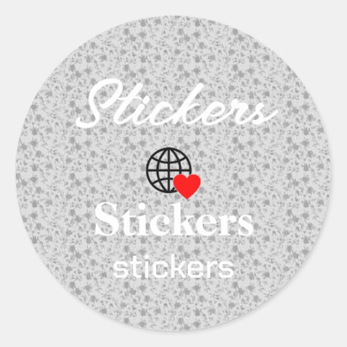 New personalize Text Logo Stickers