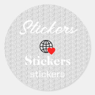 New personalize Text Logo Stickers