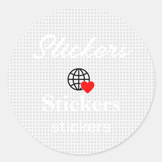 New personalize Text Logo Stickers (Front)