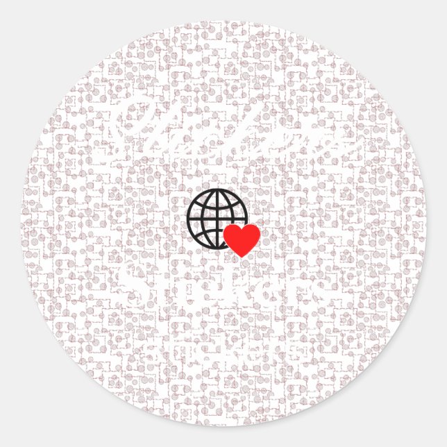 New personalize Text Logo Stickers (Front)