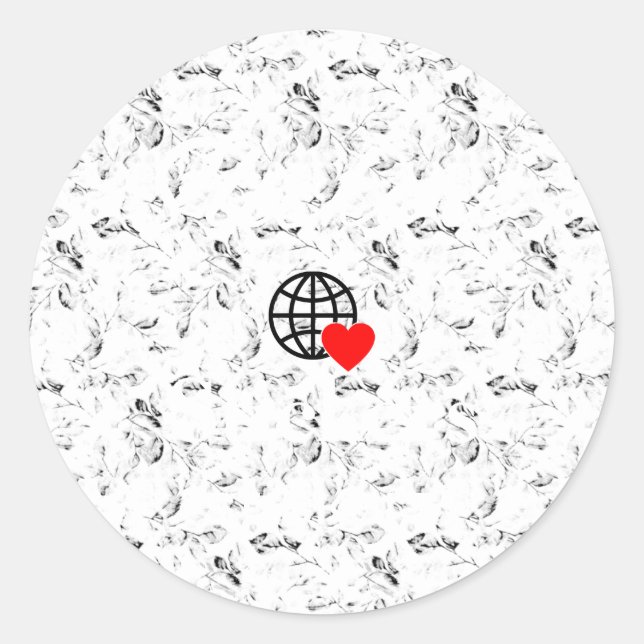 New personalize Text Logo Stickers (Front)