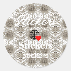 New personalize Text Logo Stickers