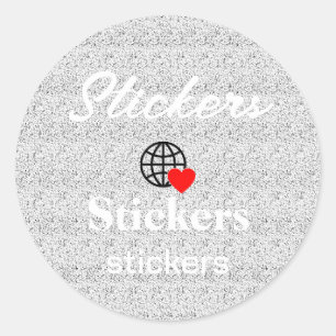 New personalize Text Logo Stickers