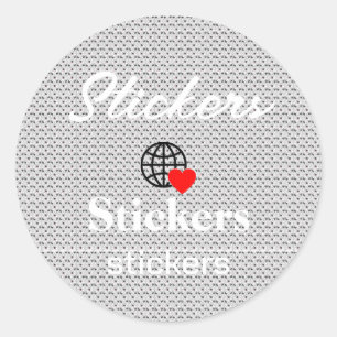New personalize Text Logo Stickers