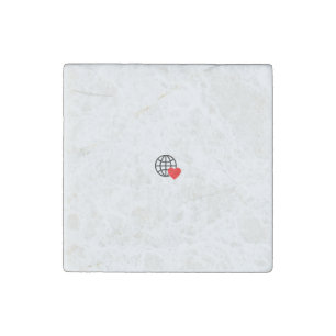 New personalize Text Logo Stone Magnet