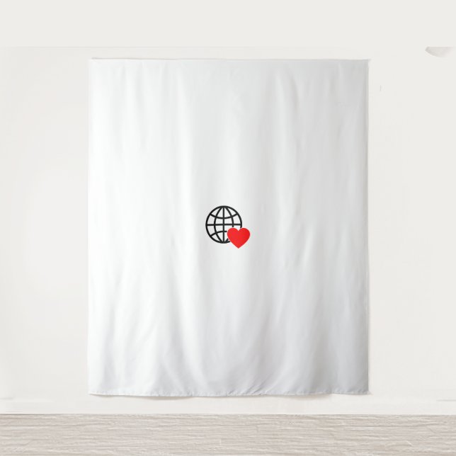 New personalize Text Logo Tapestry (Front)