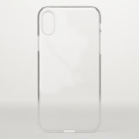 New personalize Text Logo Uncommon iPhone XS Clear