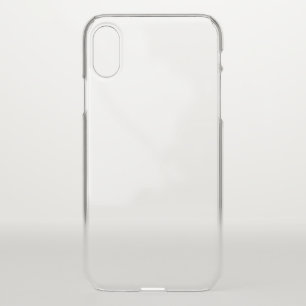 New personalize Text Logo Uncommon iPhone XS Clear Case
