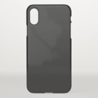 New personalize Text Logo Uncommon iPhone XS Clear