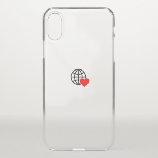 New personalize Text Logo Uncommon iPhone XS Clear iPhone XS Case