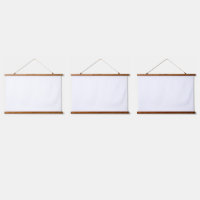 New personalize Text Logo Wood Topped Wall Tapestr