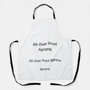 New personalize TextLogo All-Over Print Aprons