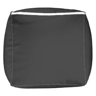 New Personalized a black and white photo of a cloc Pouf