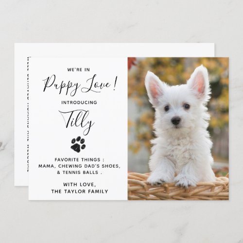 New Pet Dog Puppy Shower Party Invitation